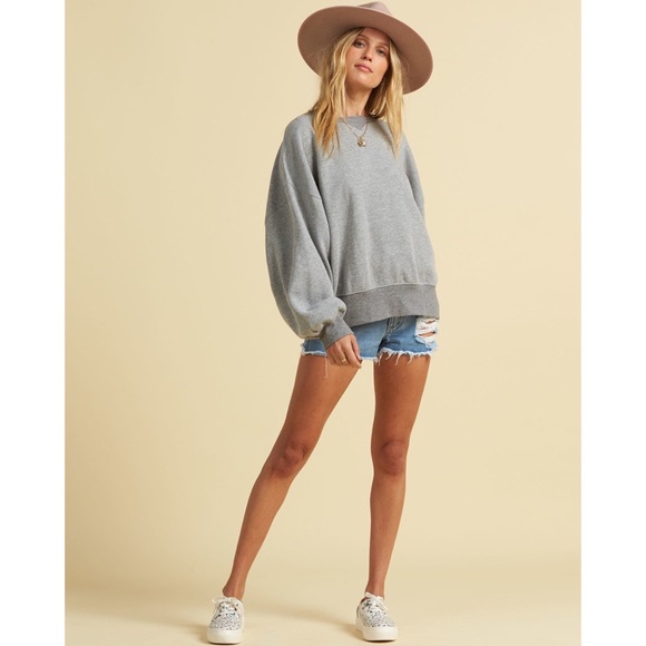 Billabong Gray Jumper Sweatshirt - Picture 5 of 7